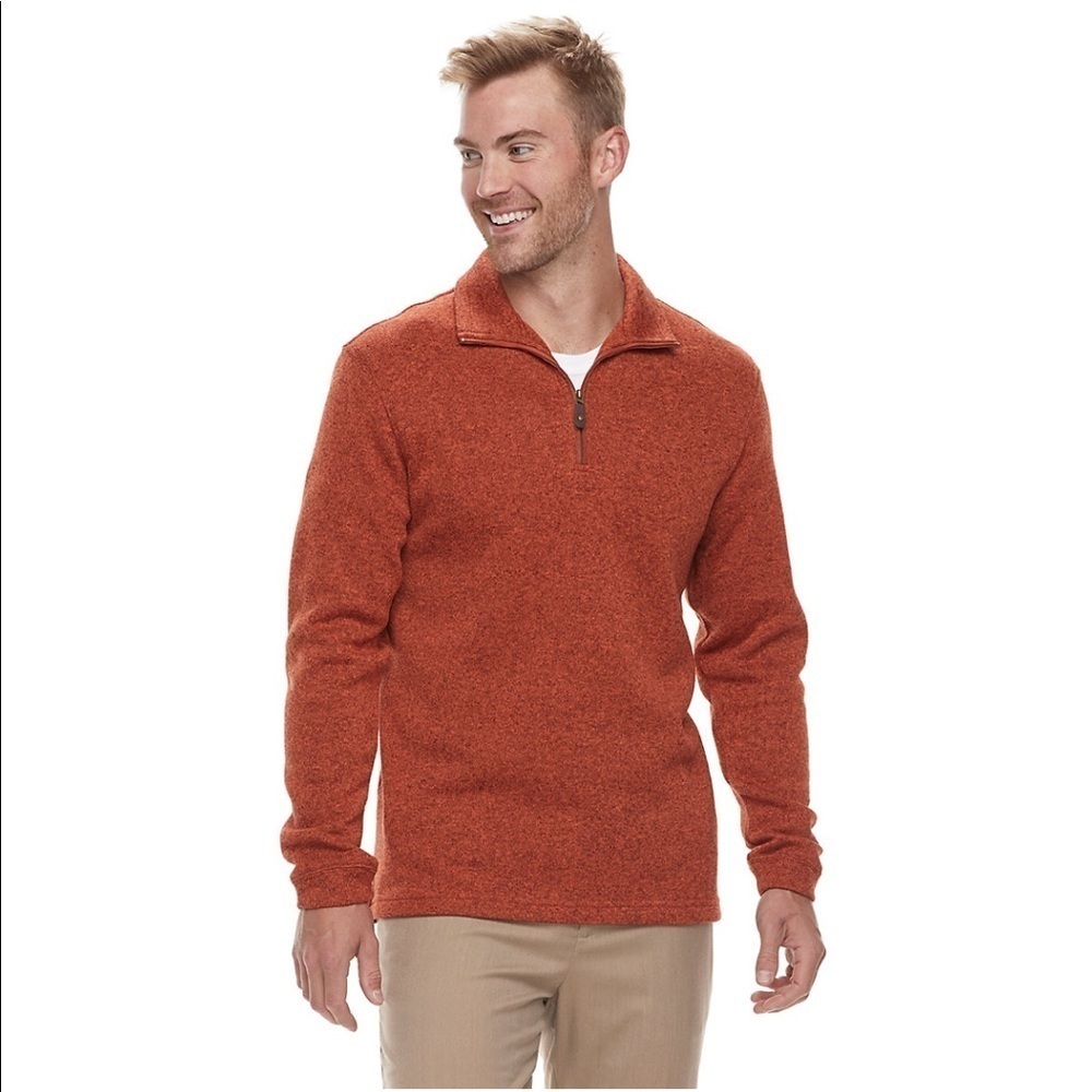 Men’s Haggar Classic Sweater 1/4 zip pullover XL - Picture 7 of 7